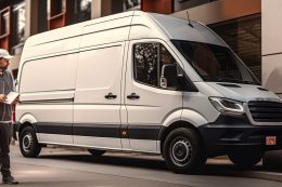 delivery of parcels by courier service Generative AI